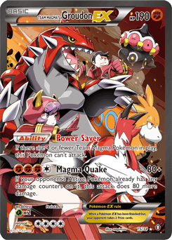 Team Magma's Groudon-EX