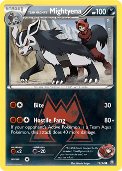 Team Magma's Mightyena