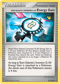 Team Galactic's Invention G-101 Energy Gain