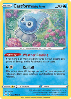 Castform Rainy Form